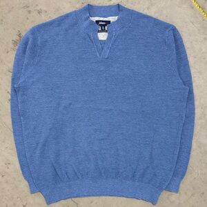Johnnie-O Men’s Blue V Neck Golf Sweater Sz XL